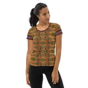 Athletic T-Shirt (Her/Muliebris)(Tree Link Stripe) RJSTH@Fabric#6 RJSTHS2021 RJS