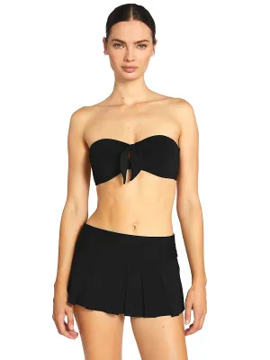 Ava Bandeau Bra-Ava Pleated Skirt