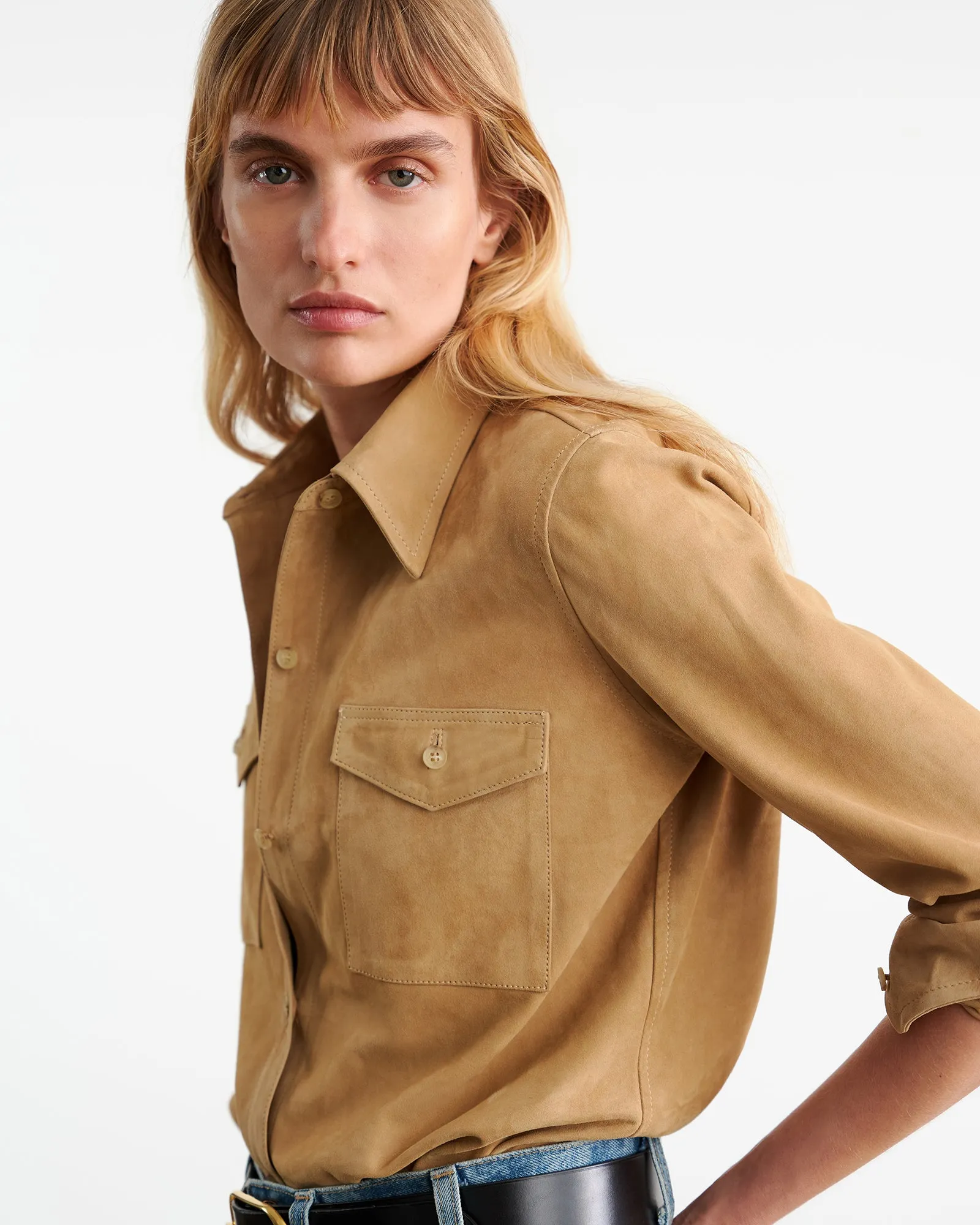 AVA SUEDE SHIRT
