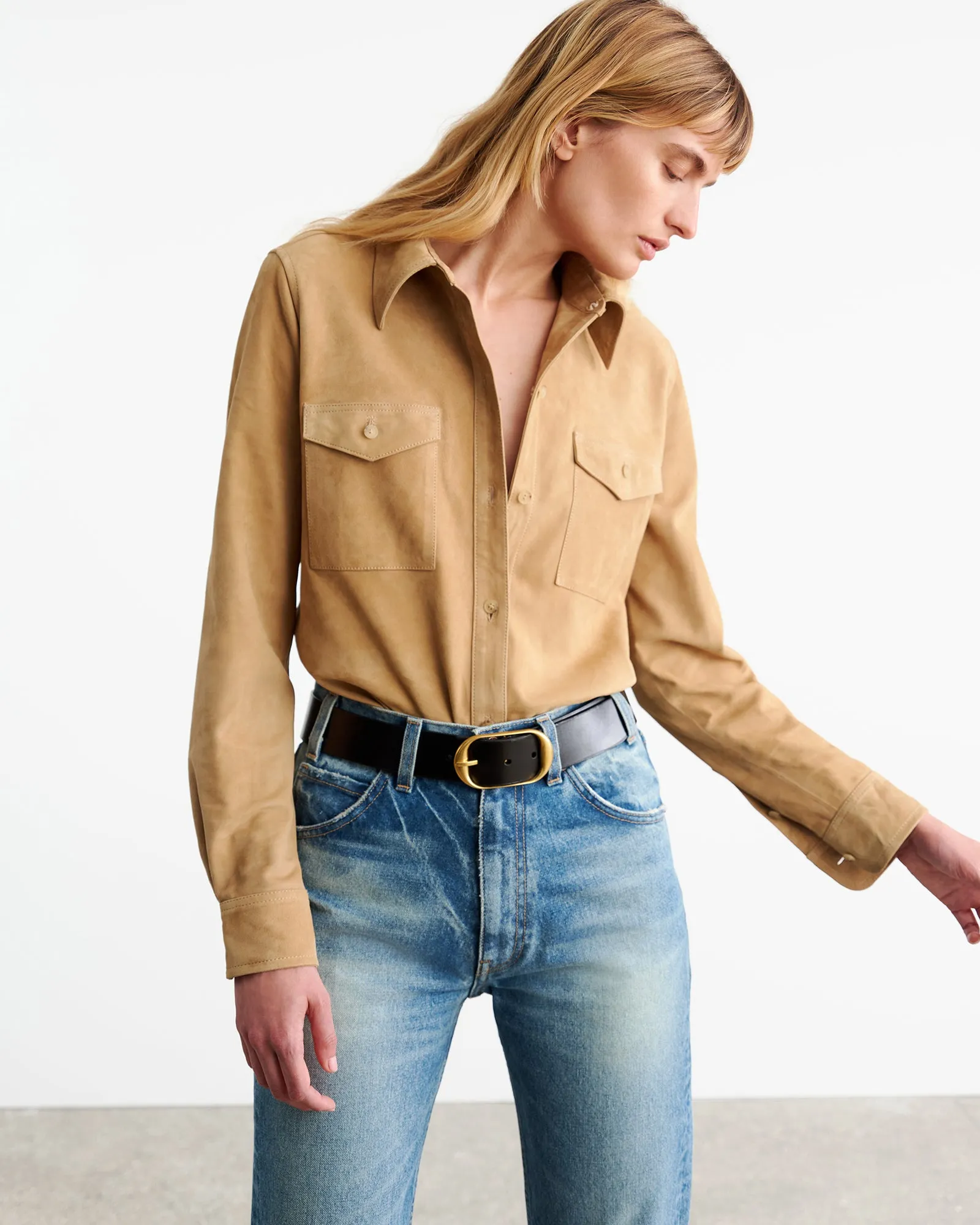 AVA SUEDE SHIRT