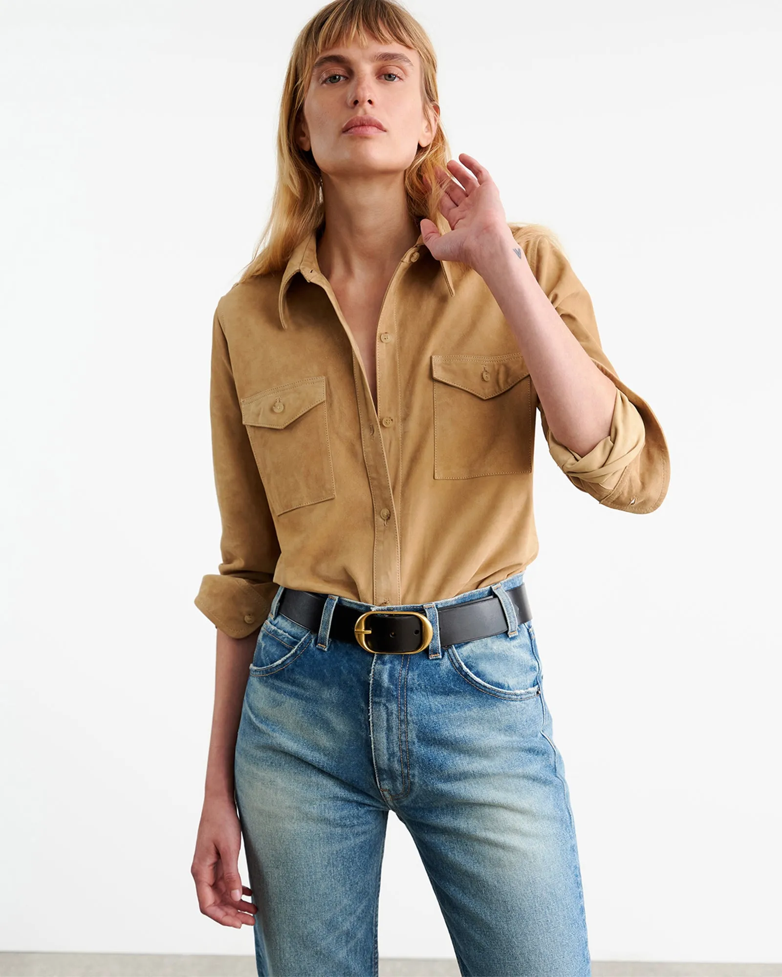 AVA SUEDE SHIRT