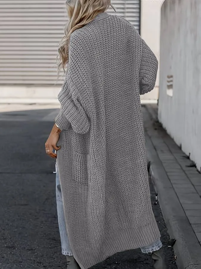 Avencea longer knit cardigan with pockets – Elegant women's fashion for any occasion