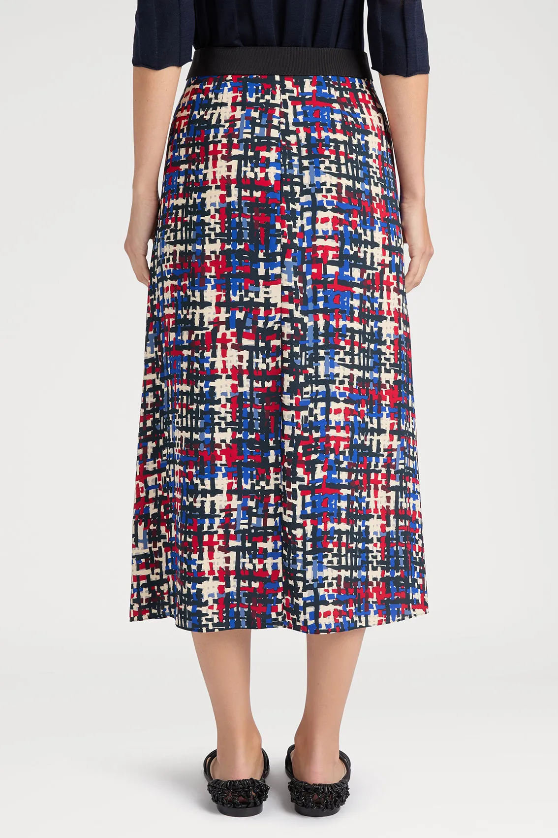 Azure Check Skirt