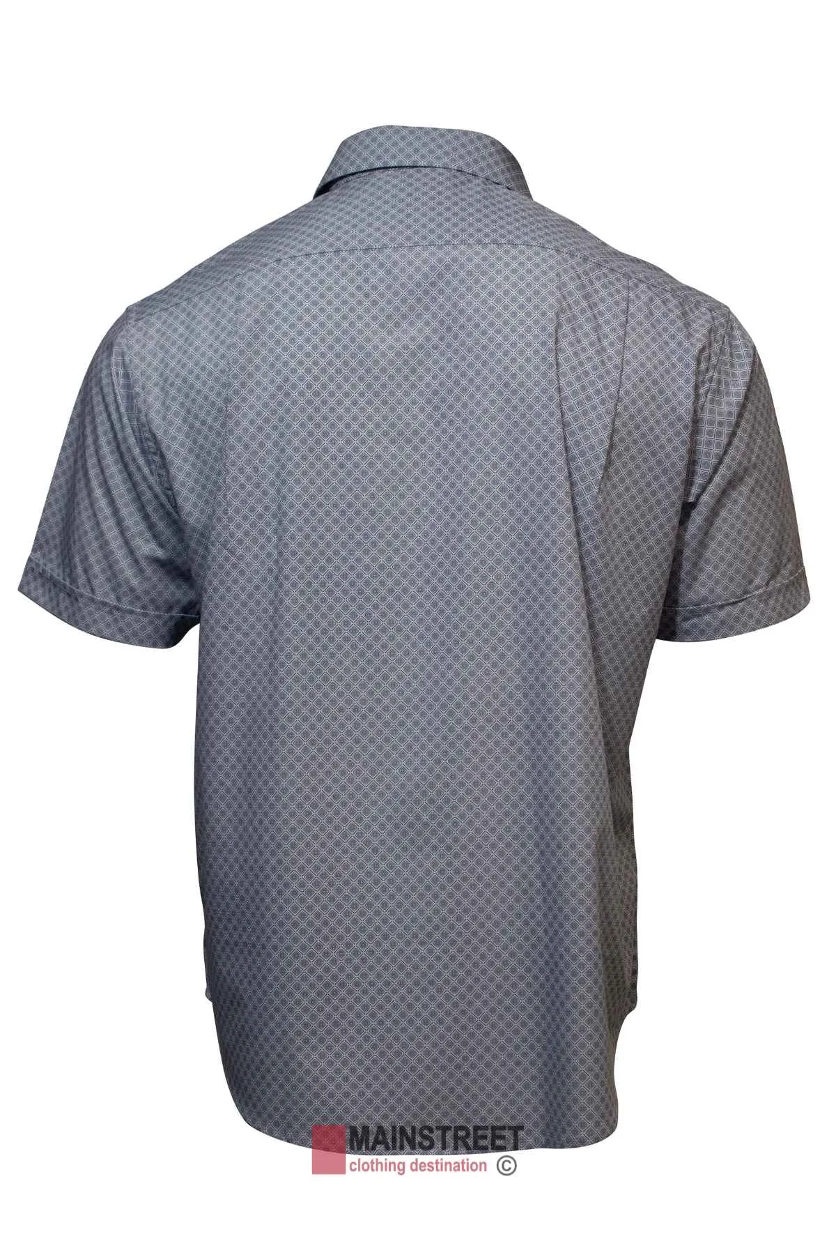 Back Bay Bamboo Soft Touch Print Short Sleeve Shirt