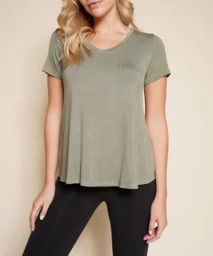 Bamboo V-Neck Classic Top