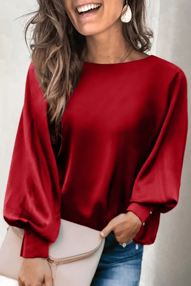 Basic Casual Blouse (2 Colors)