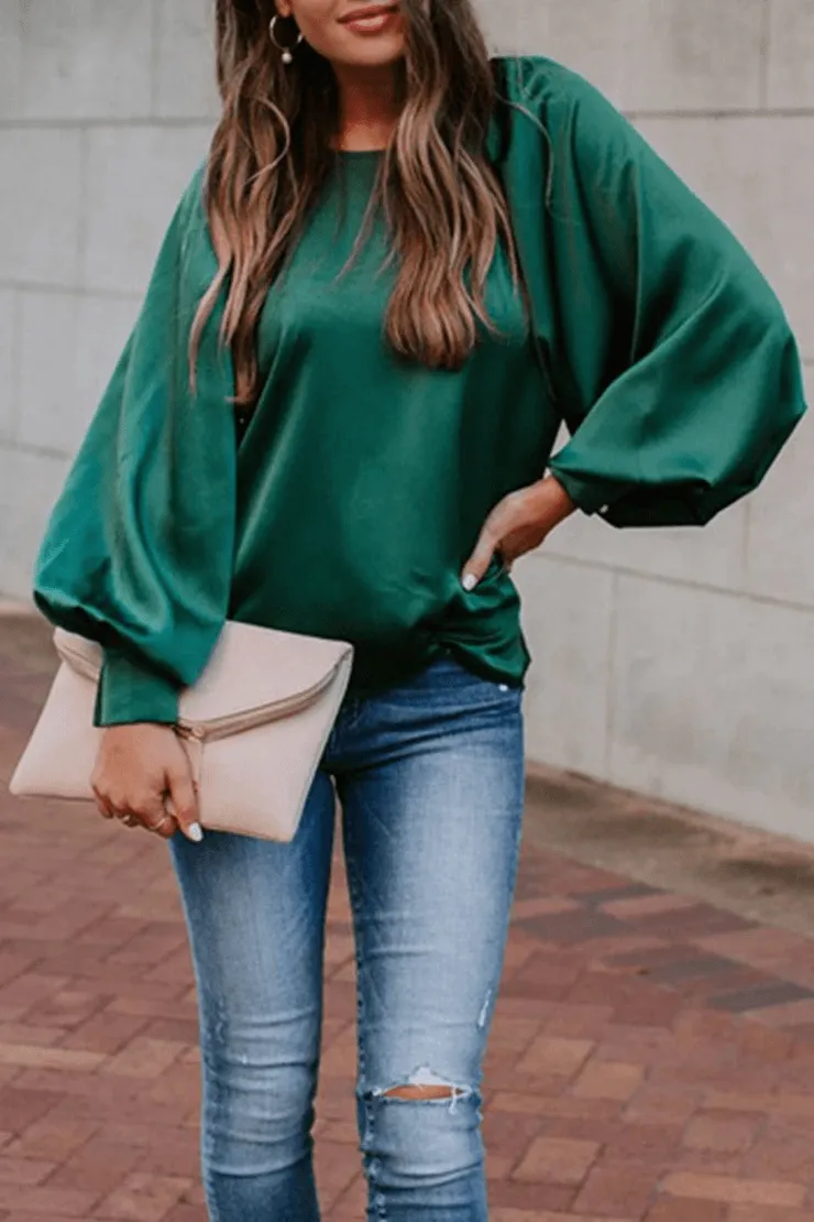 Basic Casual Blouse (2 Colors)