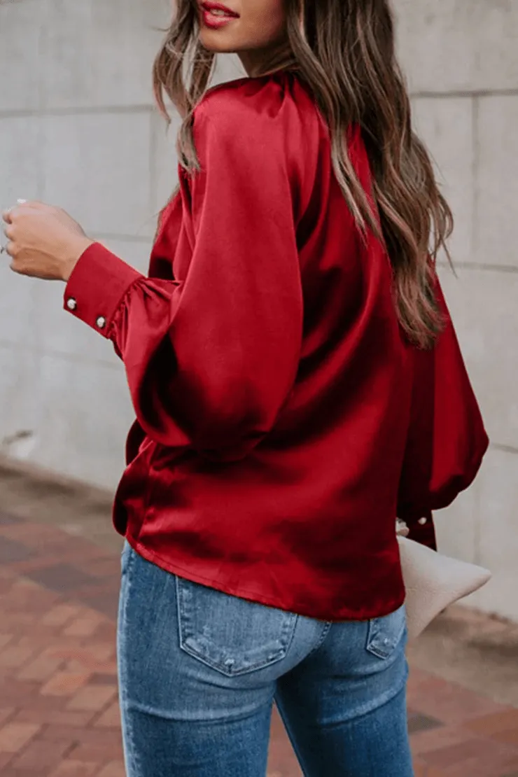 Basic Casual Blouse (2 Colors)