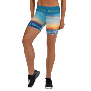 Beach Sunset - Blue Shorts
