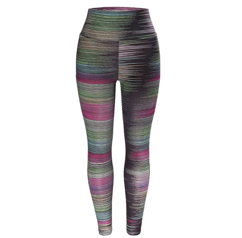 Best 3 Pack Women's Gradient Butterfly High-Waist Butt-Lifting Leggings | Seamless Yoga Pants | Scrunch Elastic Tights