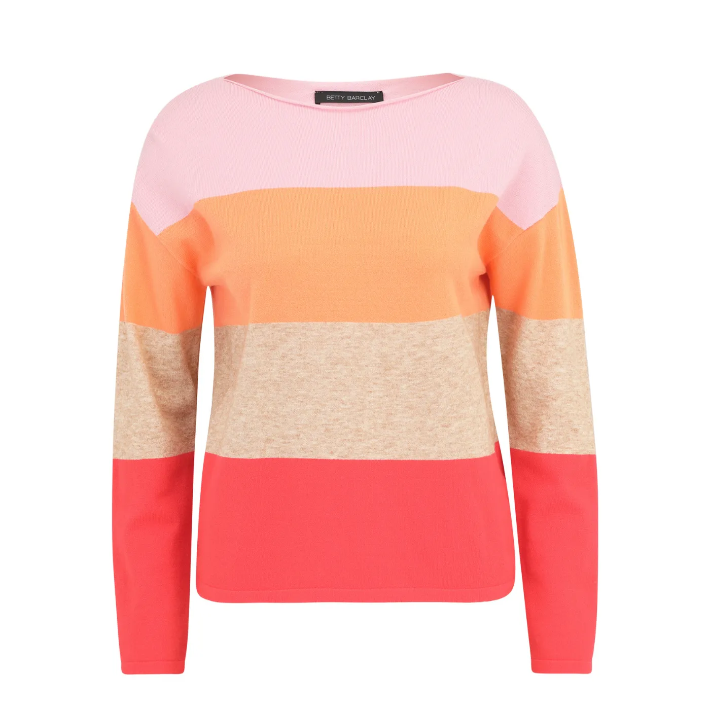 Betty Barclay Knit Patch Orange/Red