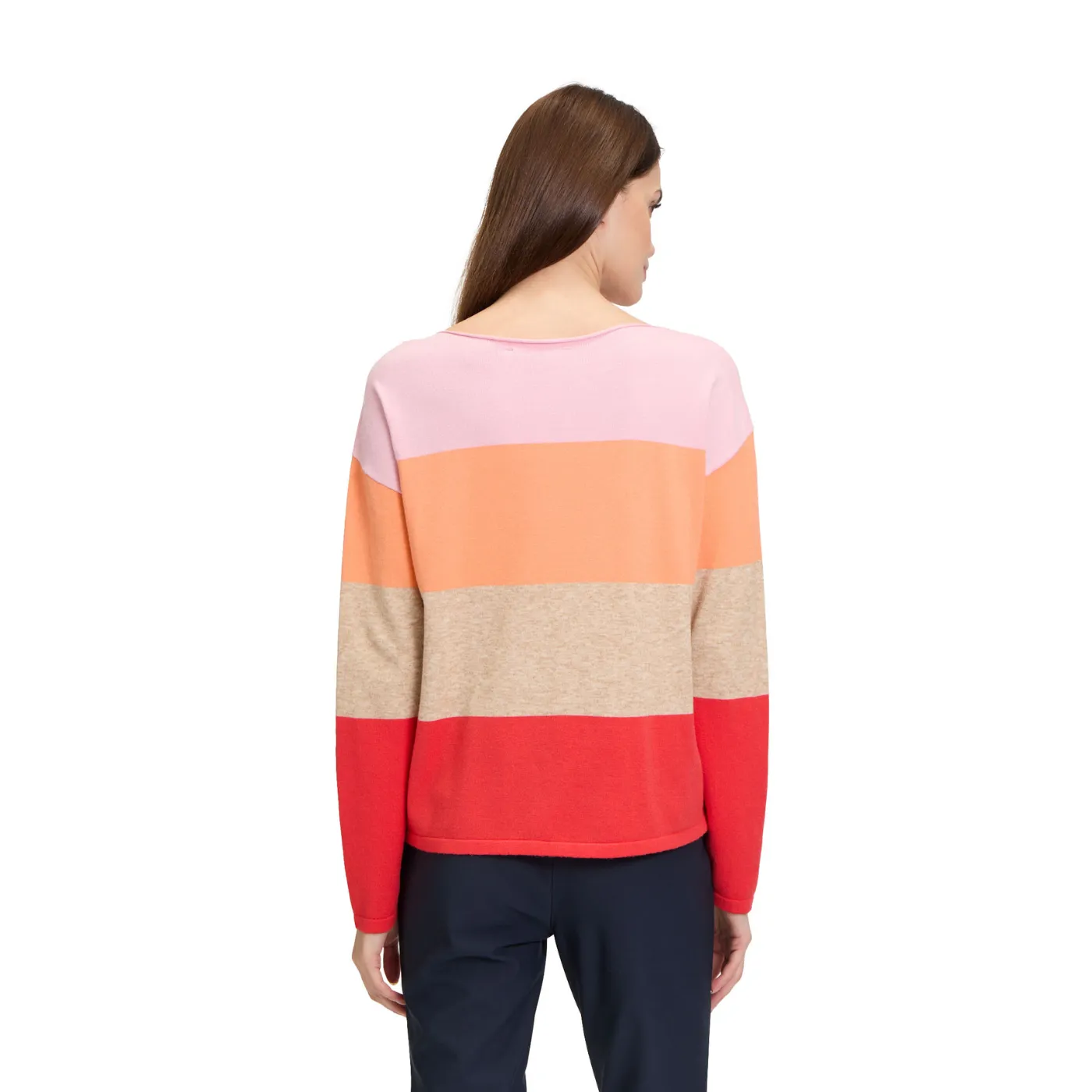 Betty Barclay Knit Patch Orange/Red
