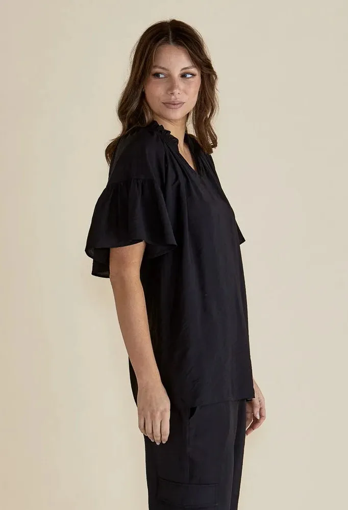Betty Basics - Vivienne Blouse - Black