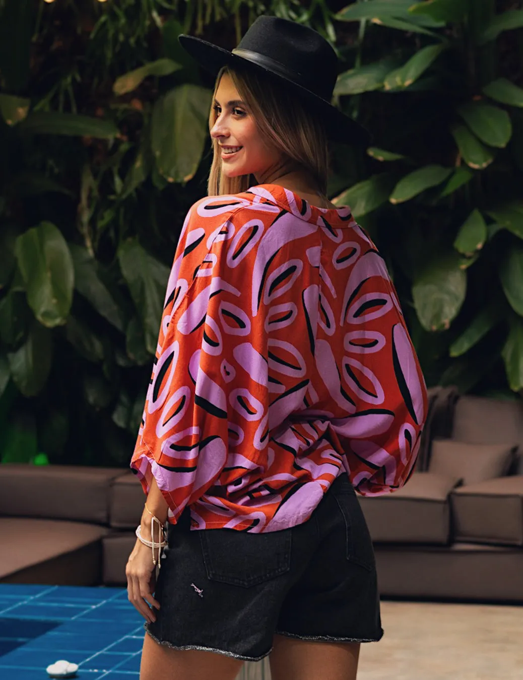 Beverly Printed Shirt Dress