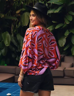 Beverly Printed Shirt Dress