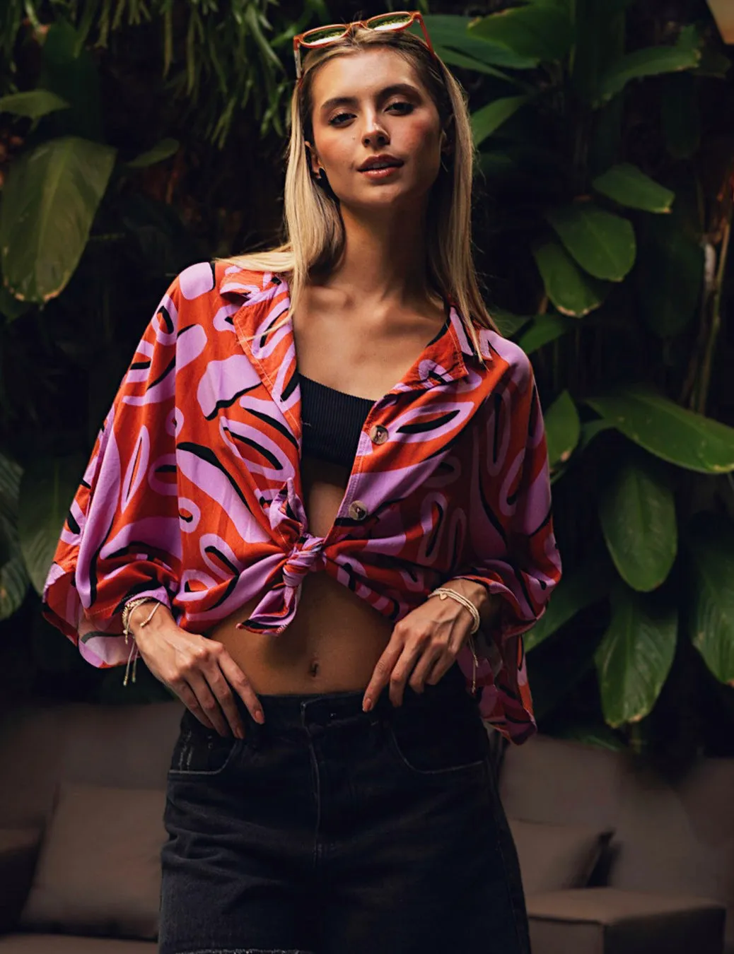 Beverly Printed Shirt Dress
