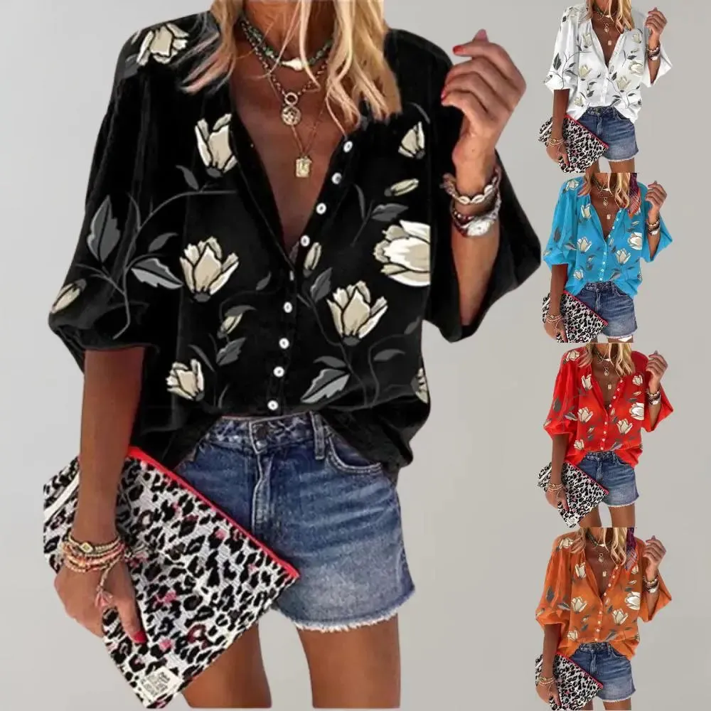Bijou - Chic Sleeveless Pattern Woman's Summer Top