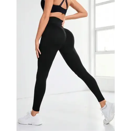 Black Boldness High Waist Active Leggings