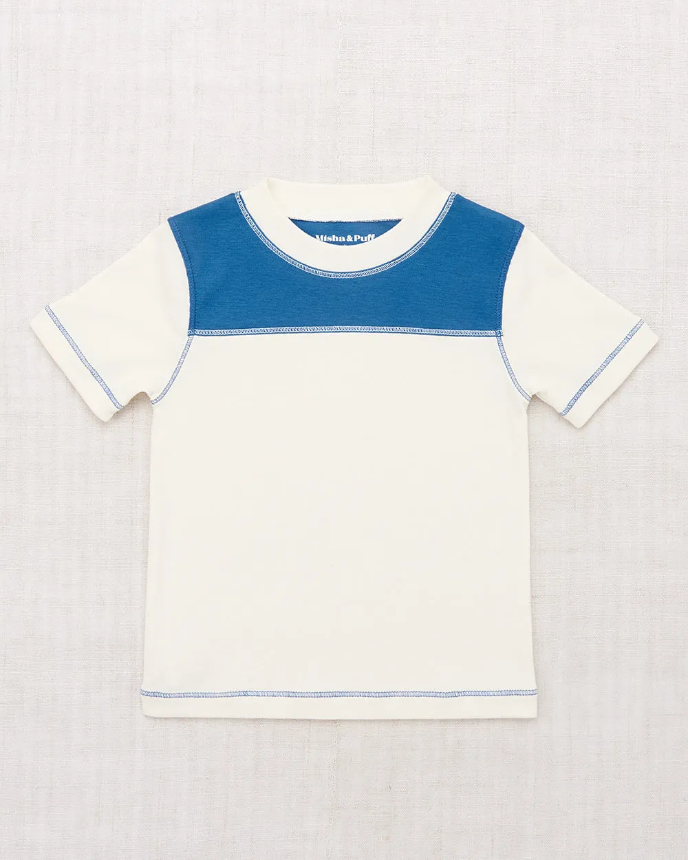 Bleacher Colorblock Tee- Marzipan