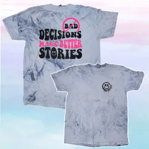Blue Bad Decisions Smart Mouth Tee 2/19/24 5959