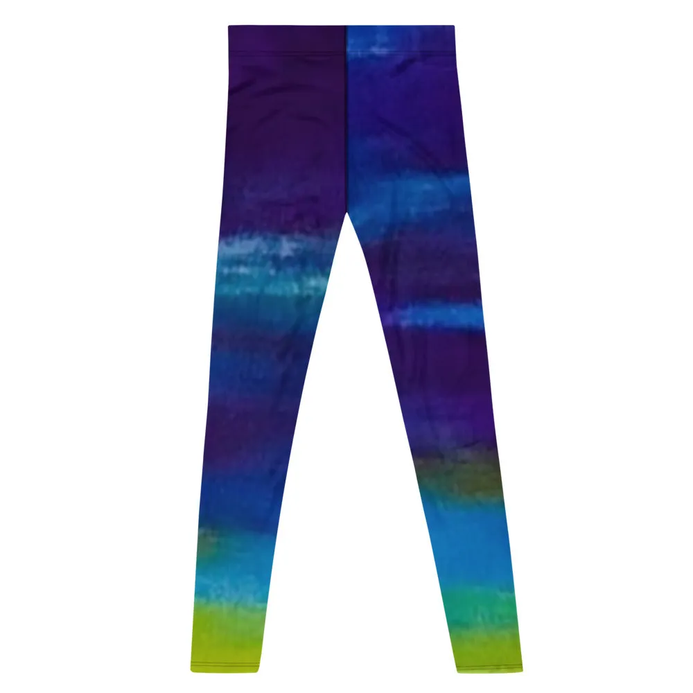 Blue Wave Men's Leggings