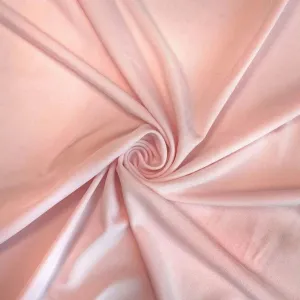 Blush Pink 58/59" Wide ITY Fabric Polyester Knit Jersey 2 Way Stretch Spandex Sold By The Yard.