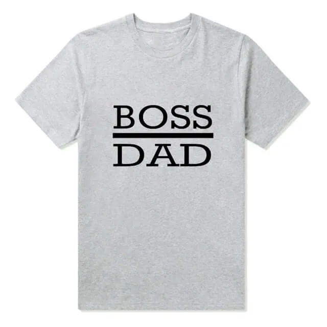 Boss Dad and Boss Mom T-shirts
