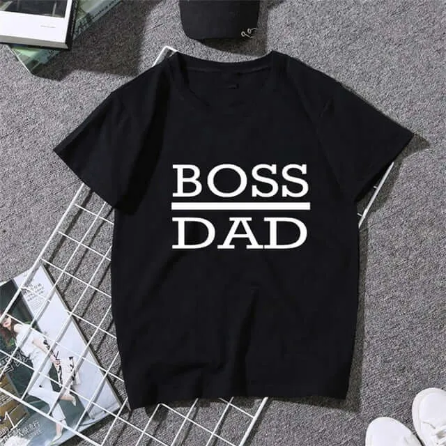 Boss Dad and Boss Mom T-shirts