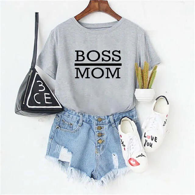 Boss Dad and Boss Mom T-shirts