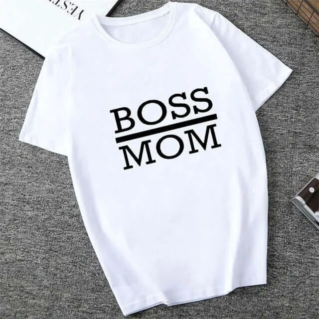 Boss Dad and Boss Mom T-shirts