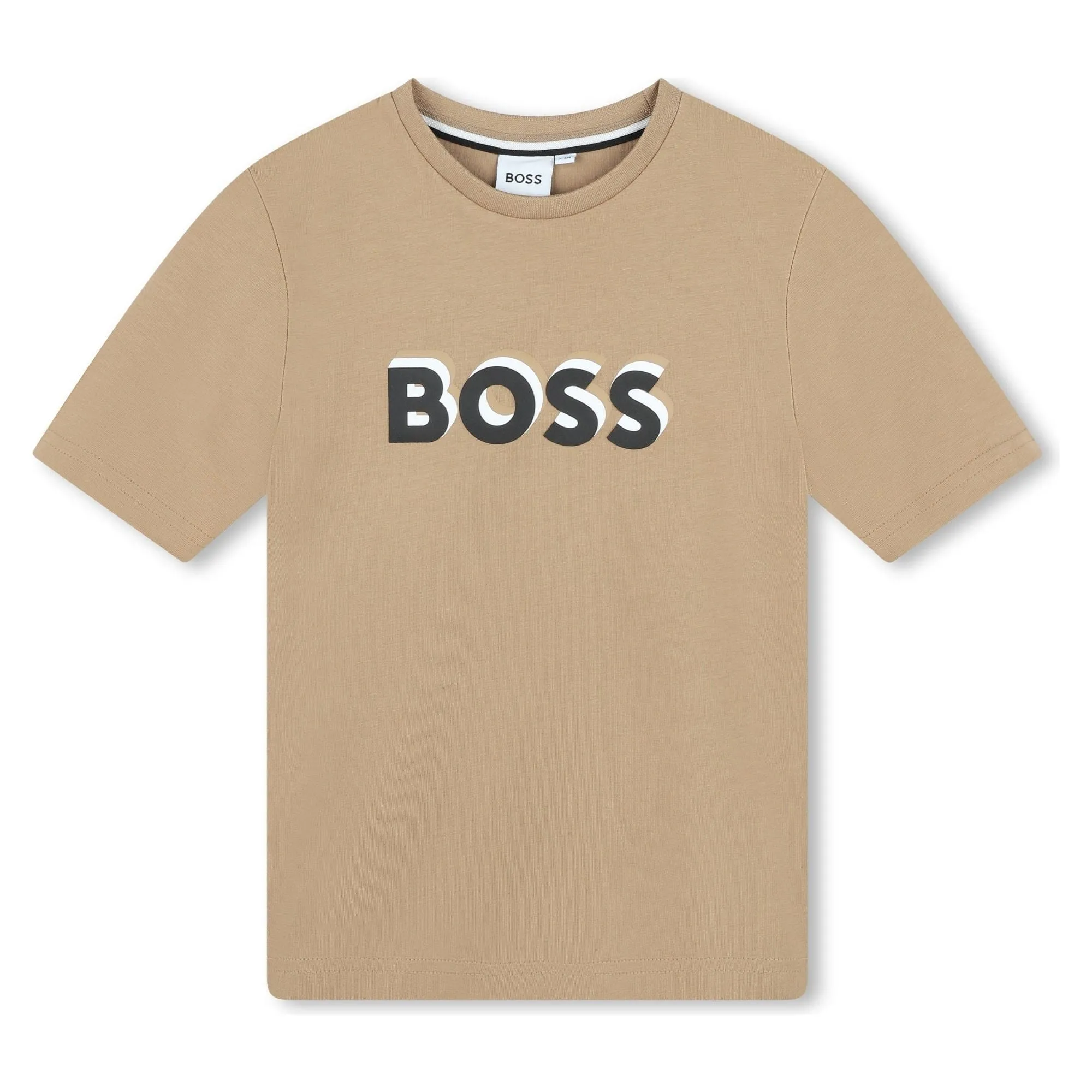 BOSS Logo SS Tee Shirt - Cookie