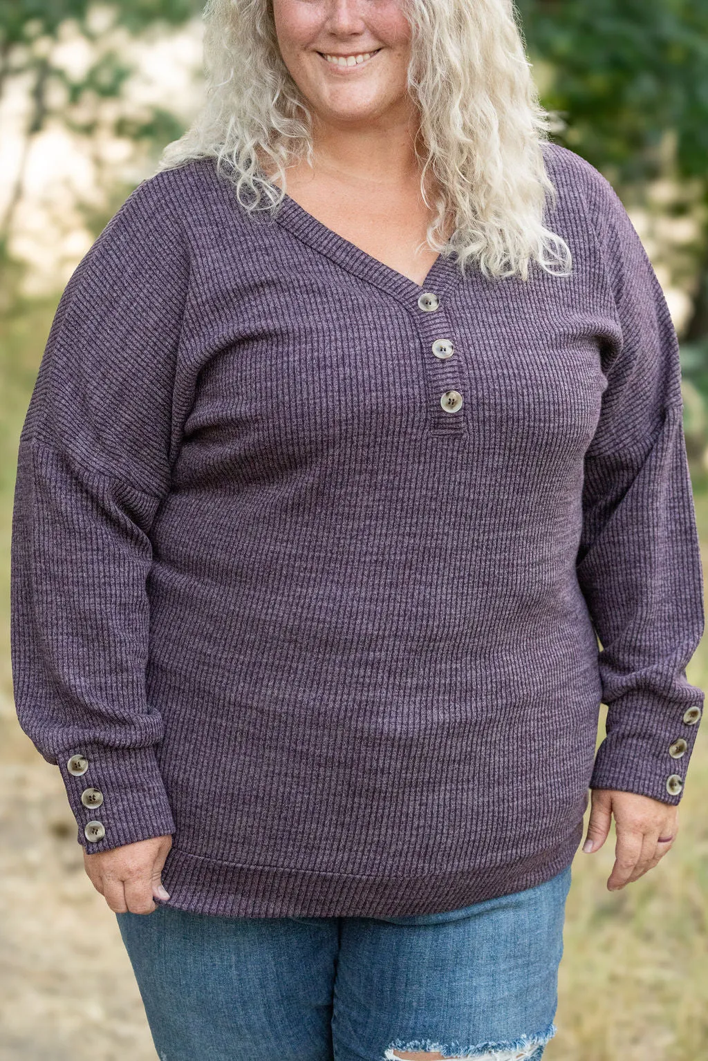 Brittney Button Sweater