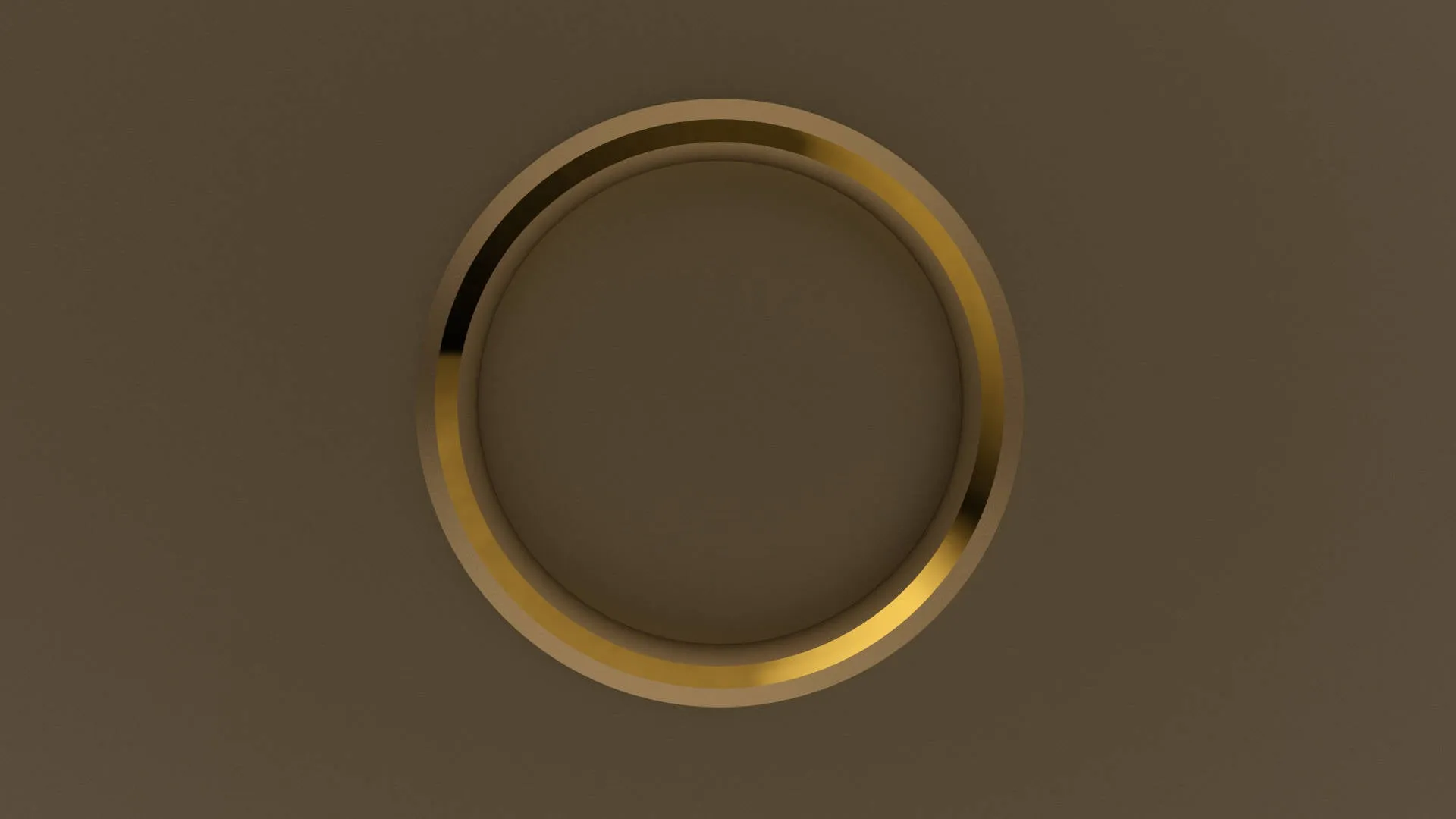 Brushed Yellow Gold 4mm Beveled Edge Wedding Band