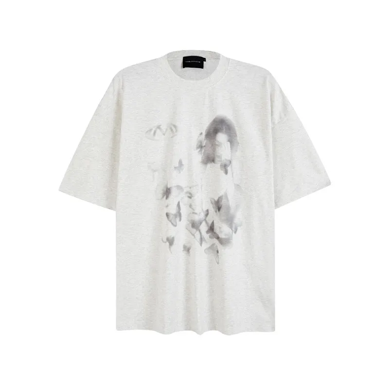 Butterfly print tee-D497 | Inspanda