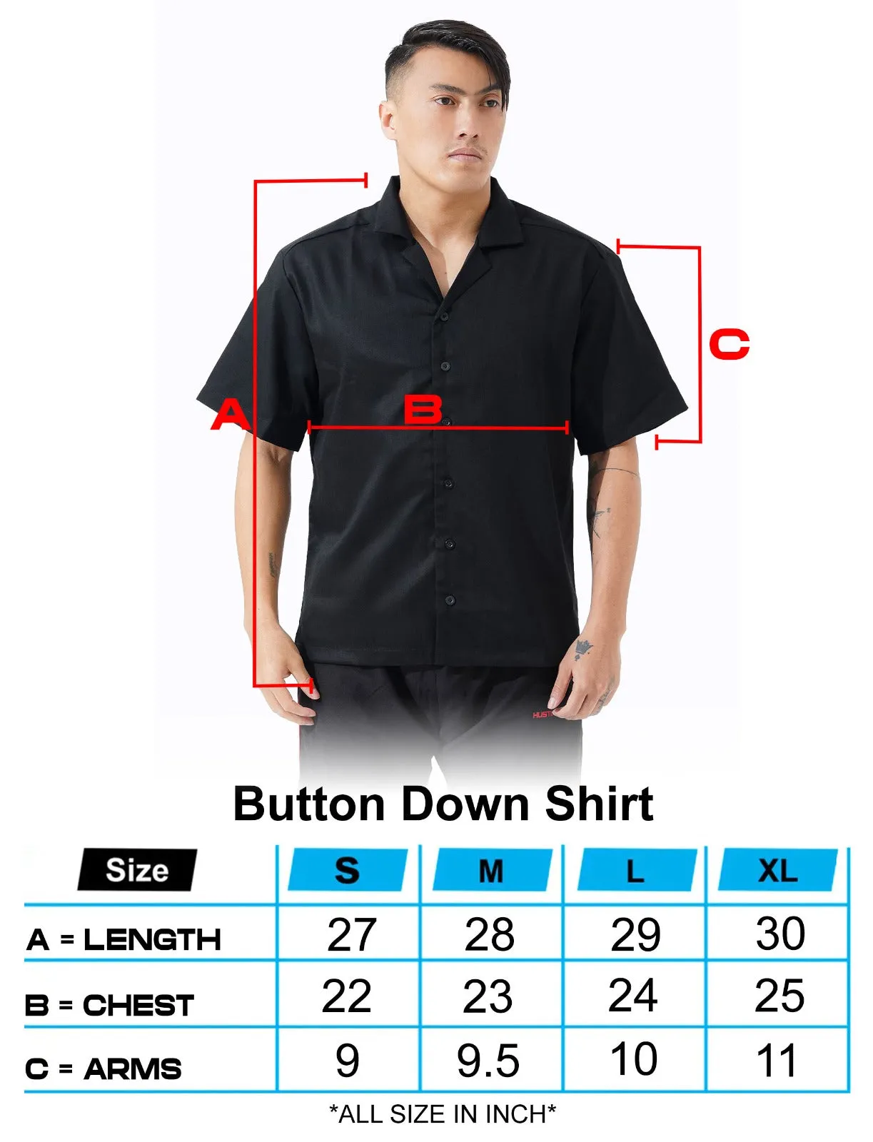 Button Down Shirt - Black