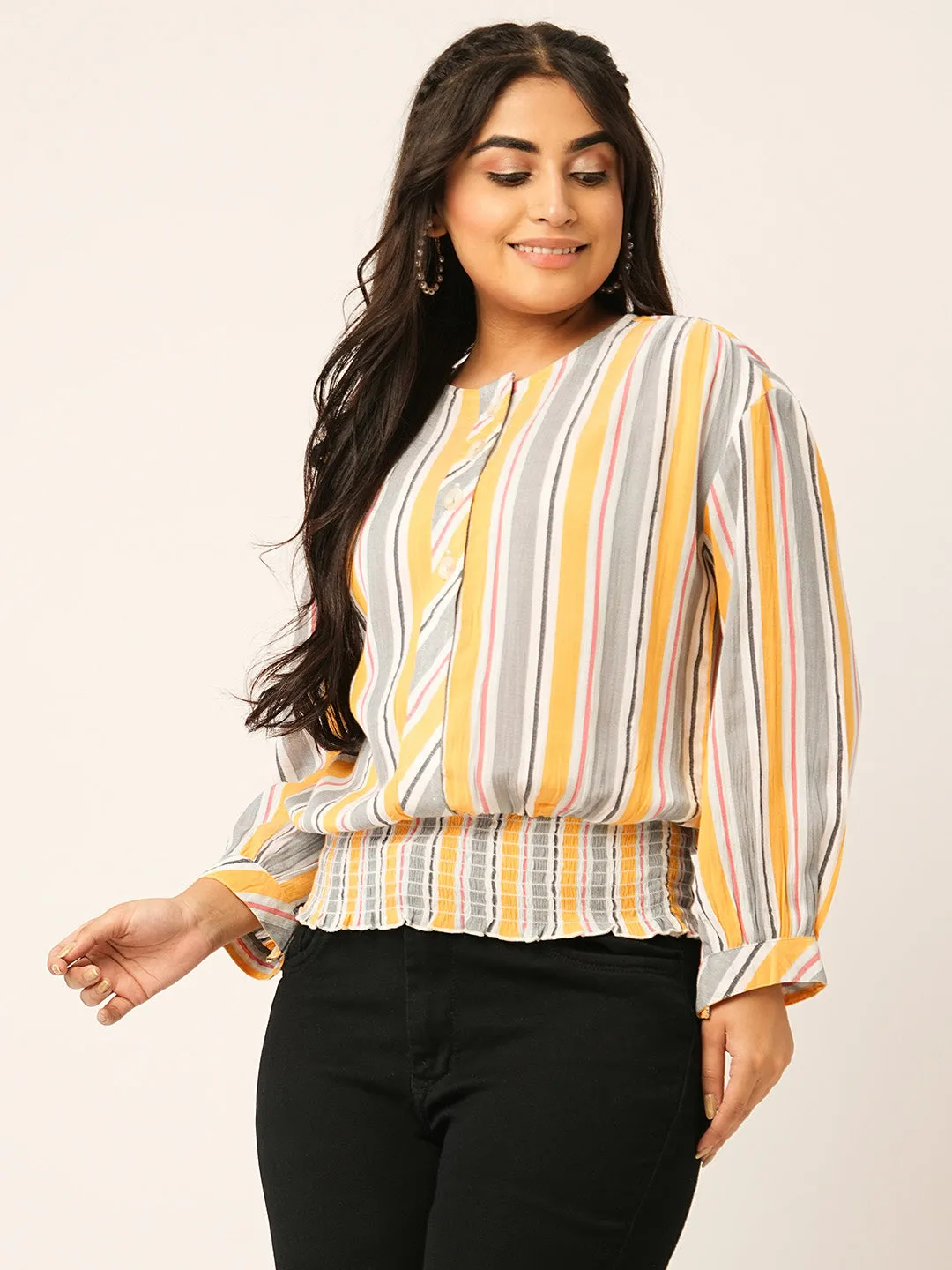 Buy Mustard Comfort Fit Cotton Tops for Women Online India - Zola