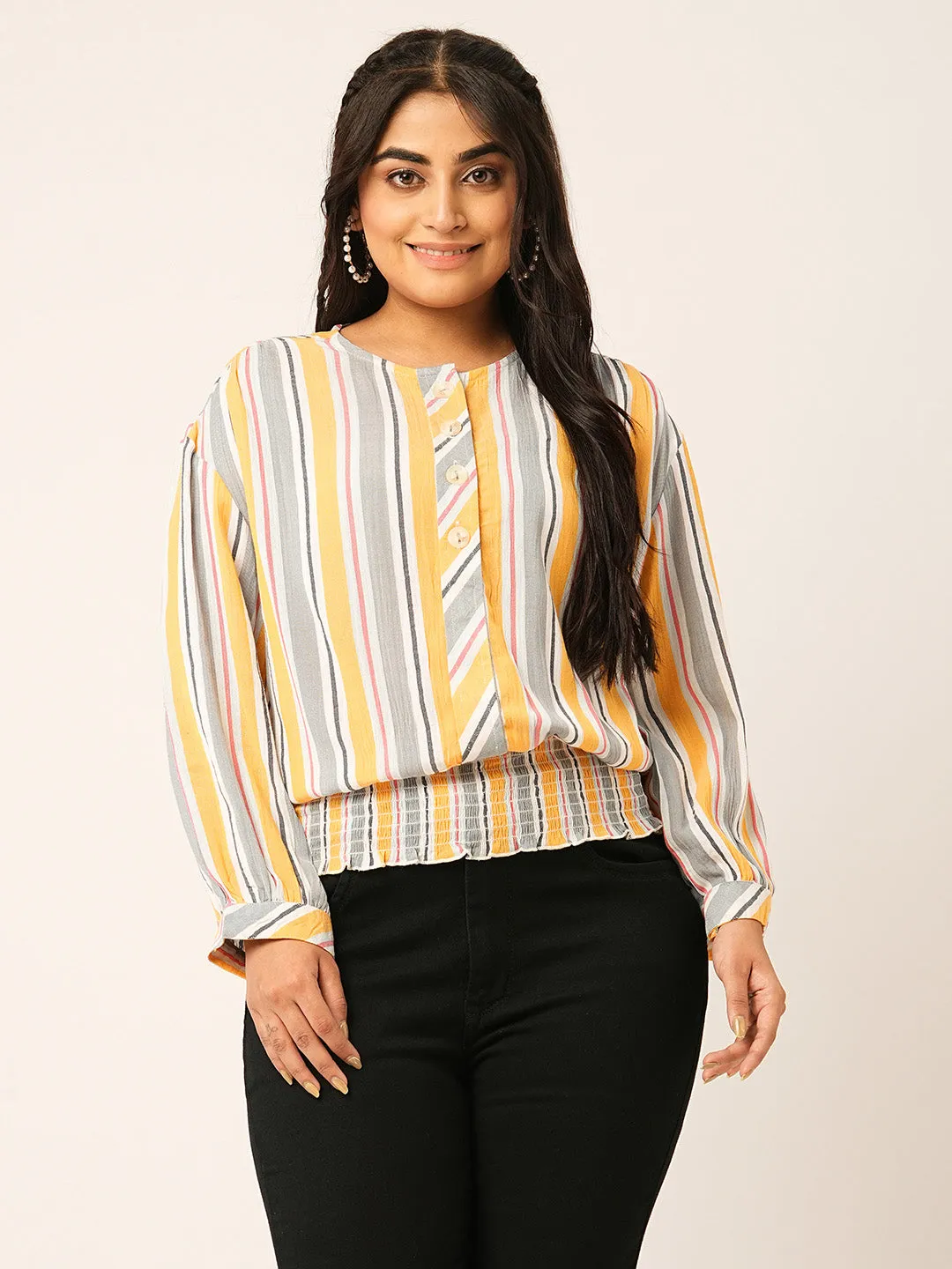 Buy Mustard Comfort Fit Cotton Tops for Women Online India - Zola