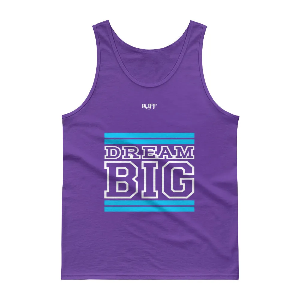 Carolina Blue and White Dream Big Tank tops