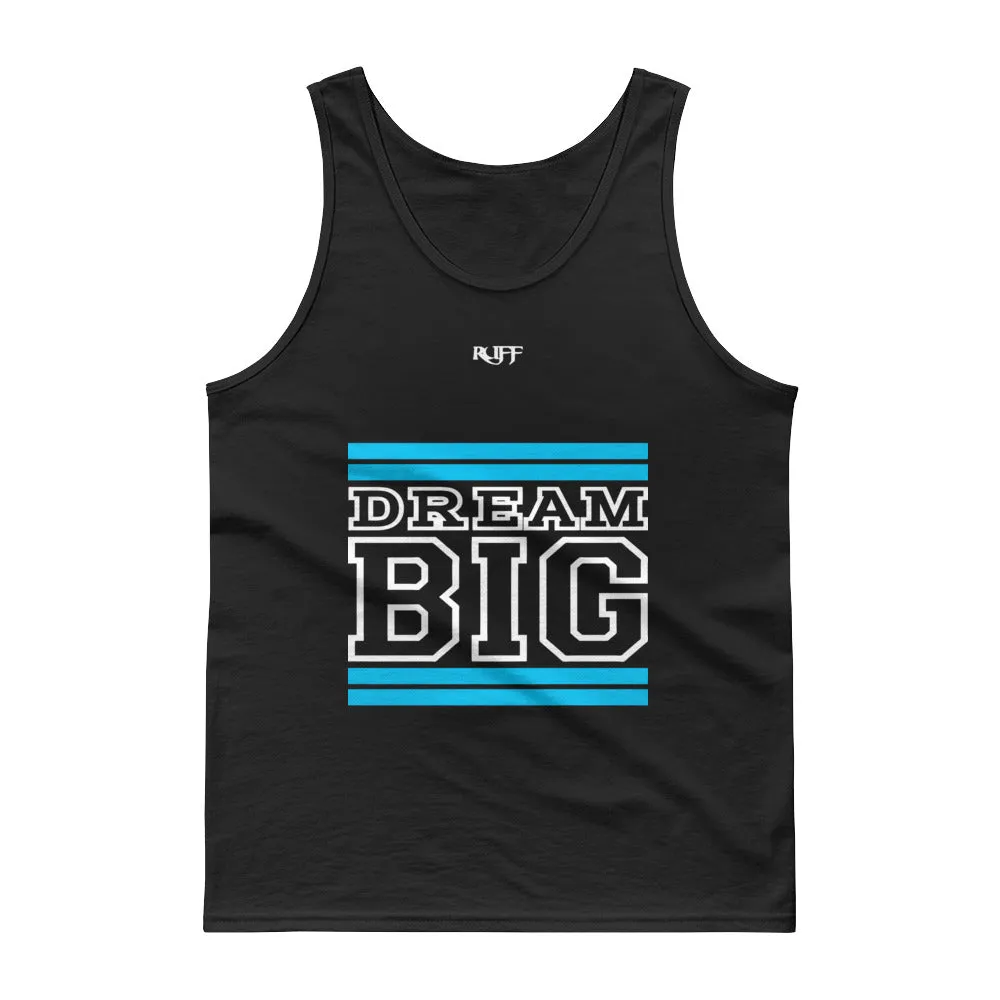 Carolina Blue and White Dream Big Tank tops