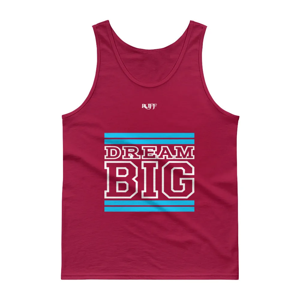 Carolina Blue and White Dream Big Tank tops