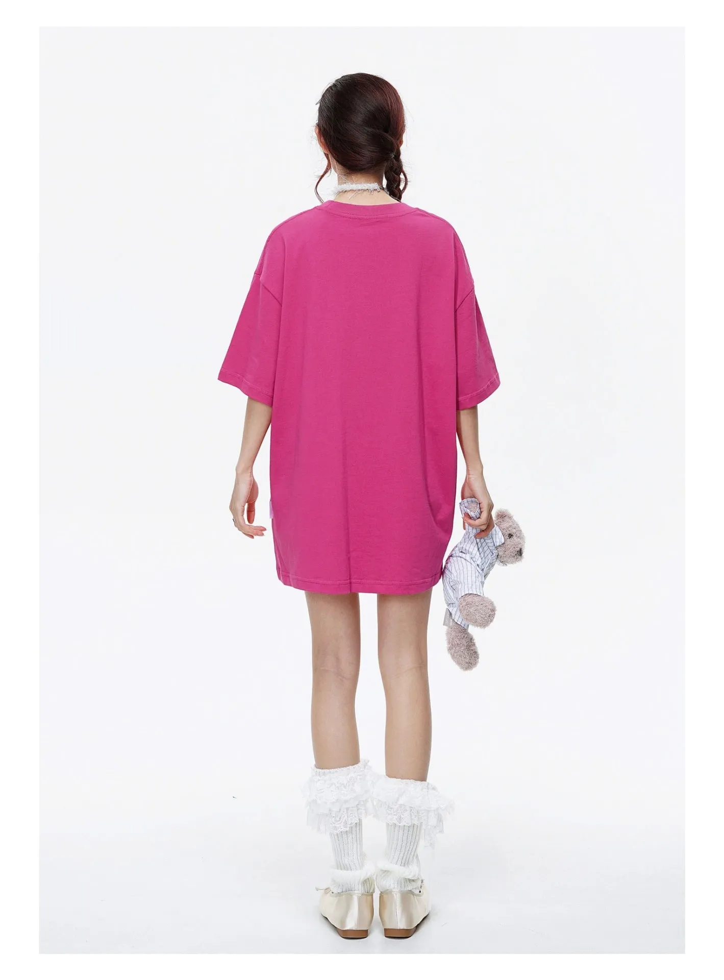 Cartoon bear letter print TEE-D515 | Inspanda