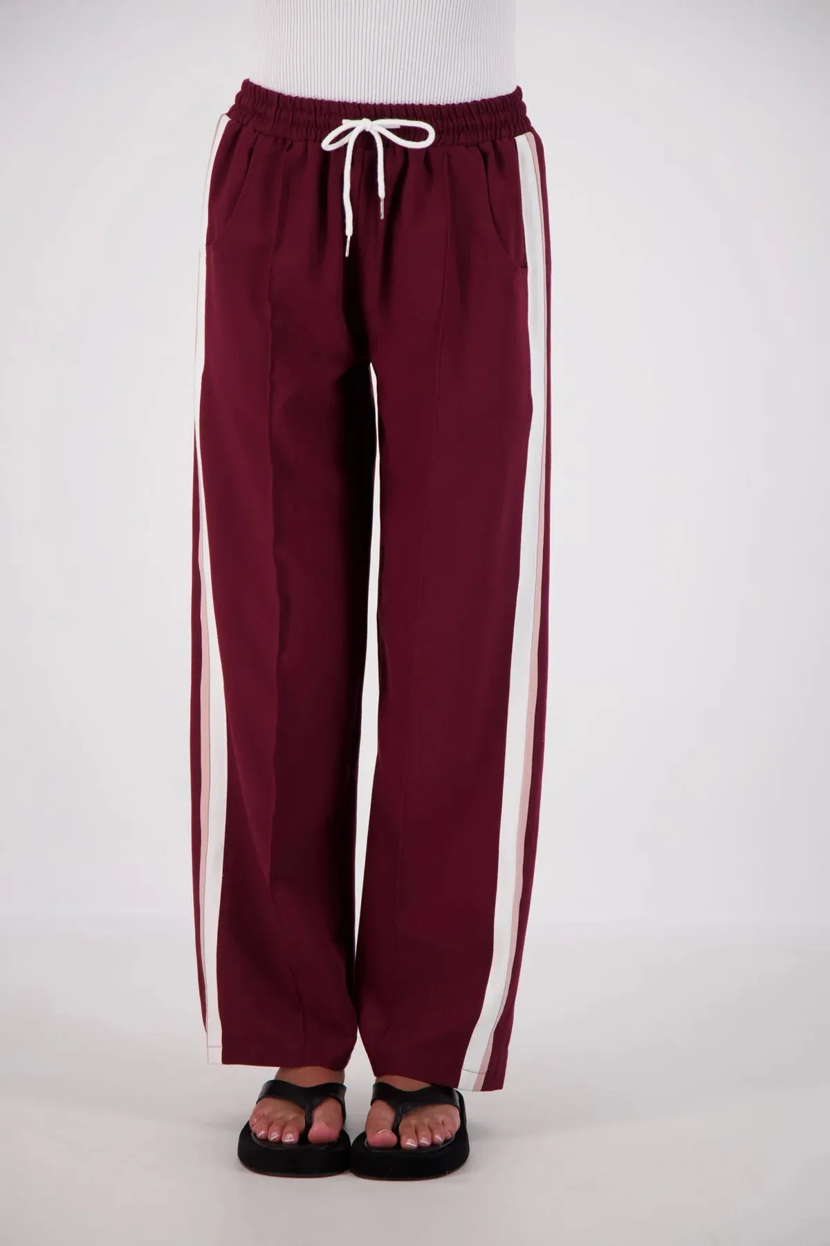 CASSIS TROUSER - PLUM- JASMINE ALEXA