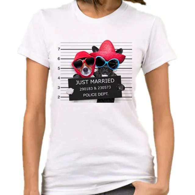 Casual Funny Mouse Tops Tees