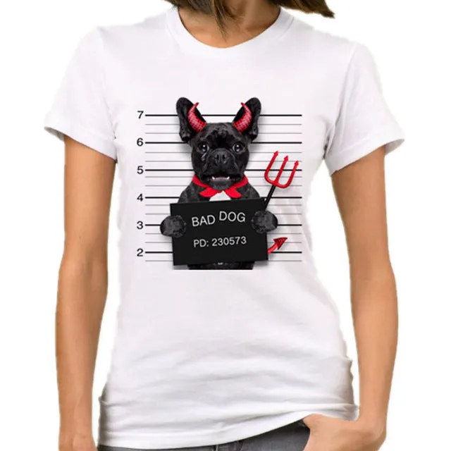 Casual Funny Mouse Tops Tees