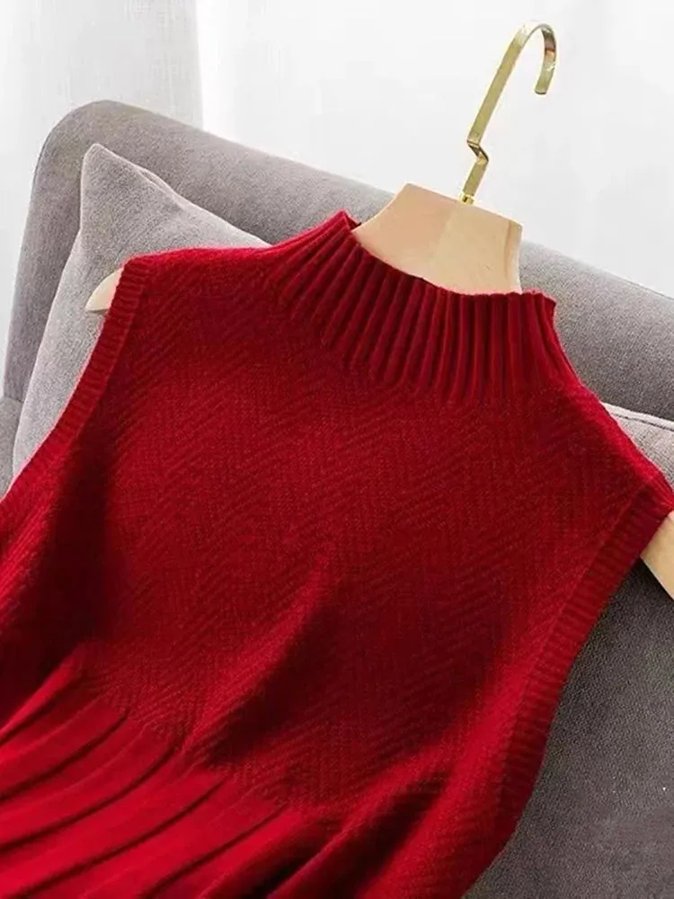 Casual Knitted Tank Tops