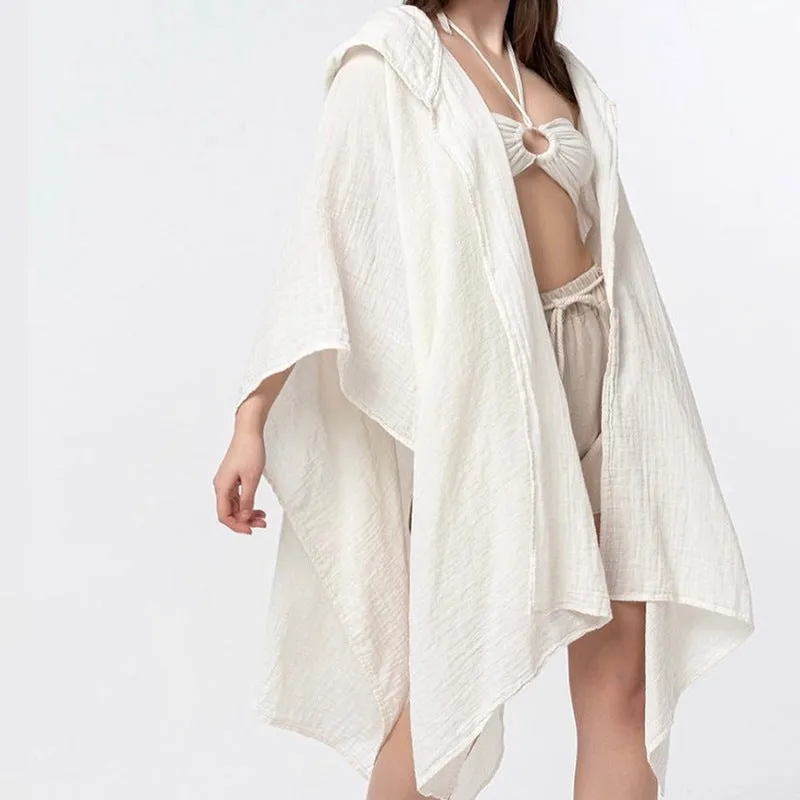 casual linen cotton long sleeves tops and pants