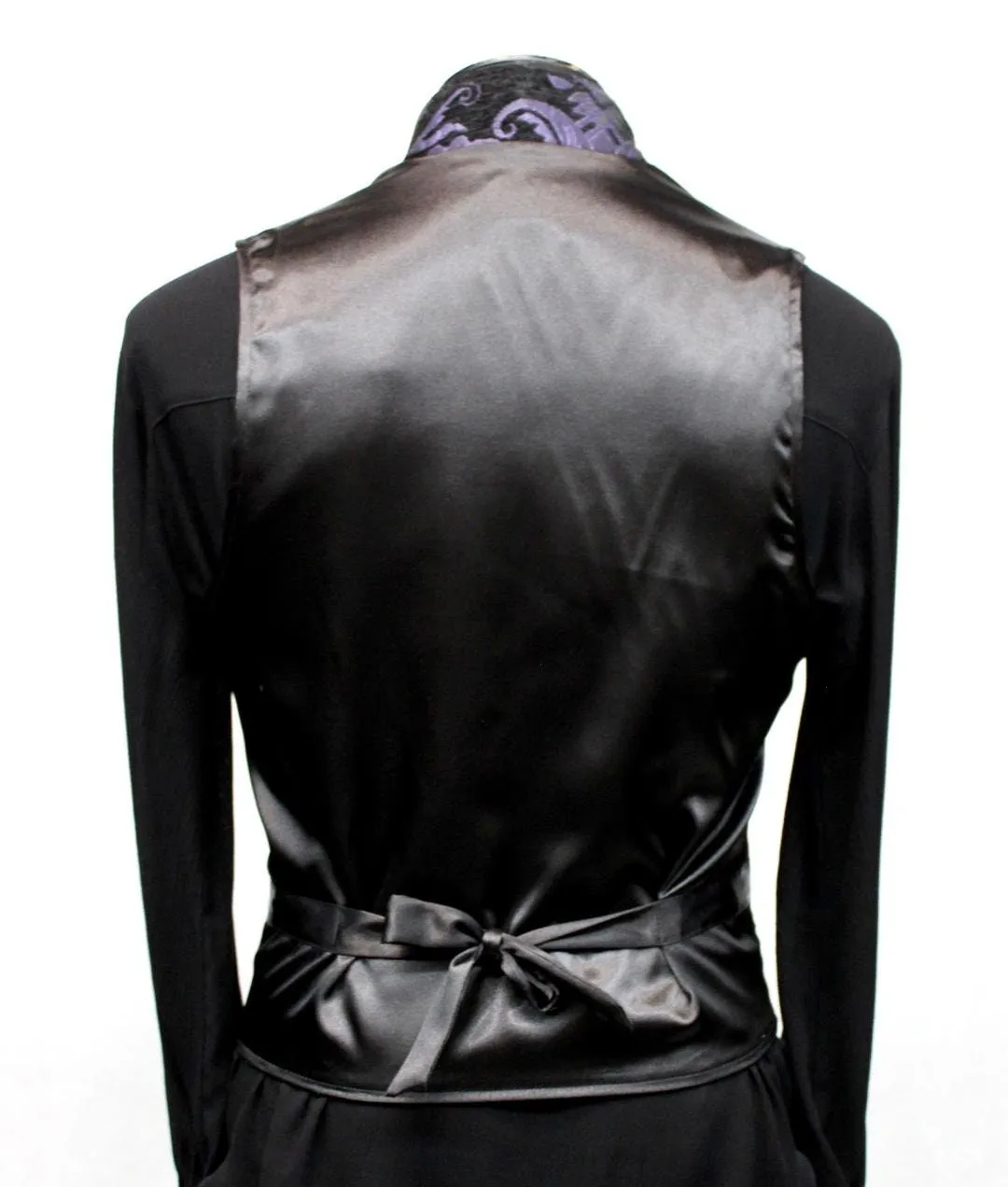 CAVALIER VEST - Purple/Black Tapestry