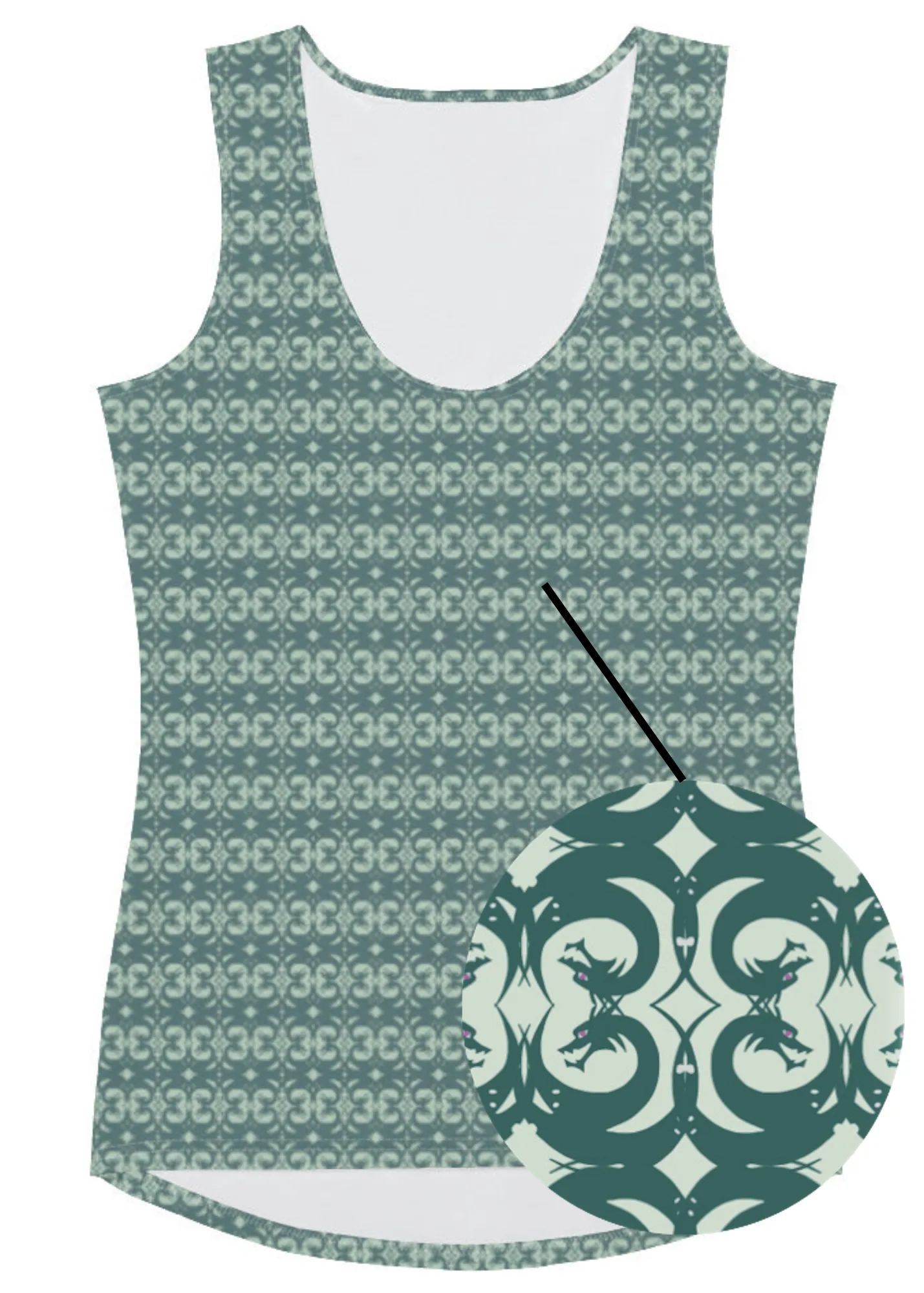 Celtic Dragon UPF 50 Tank Top