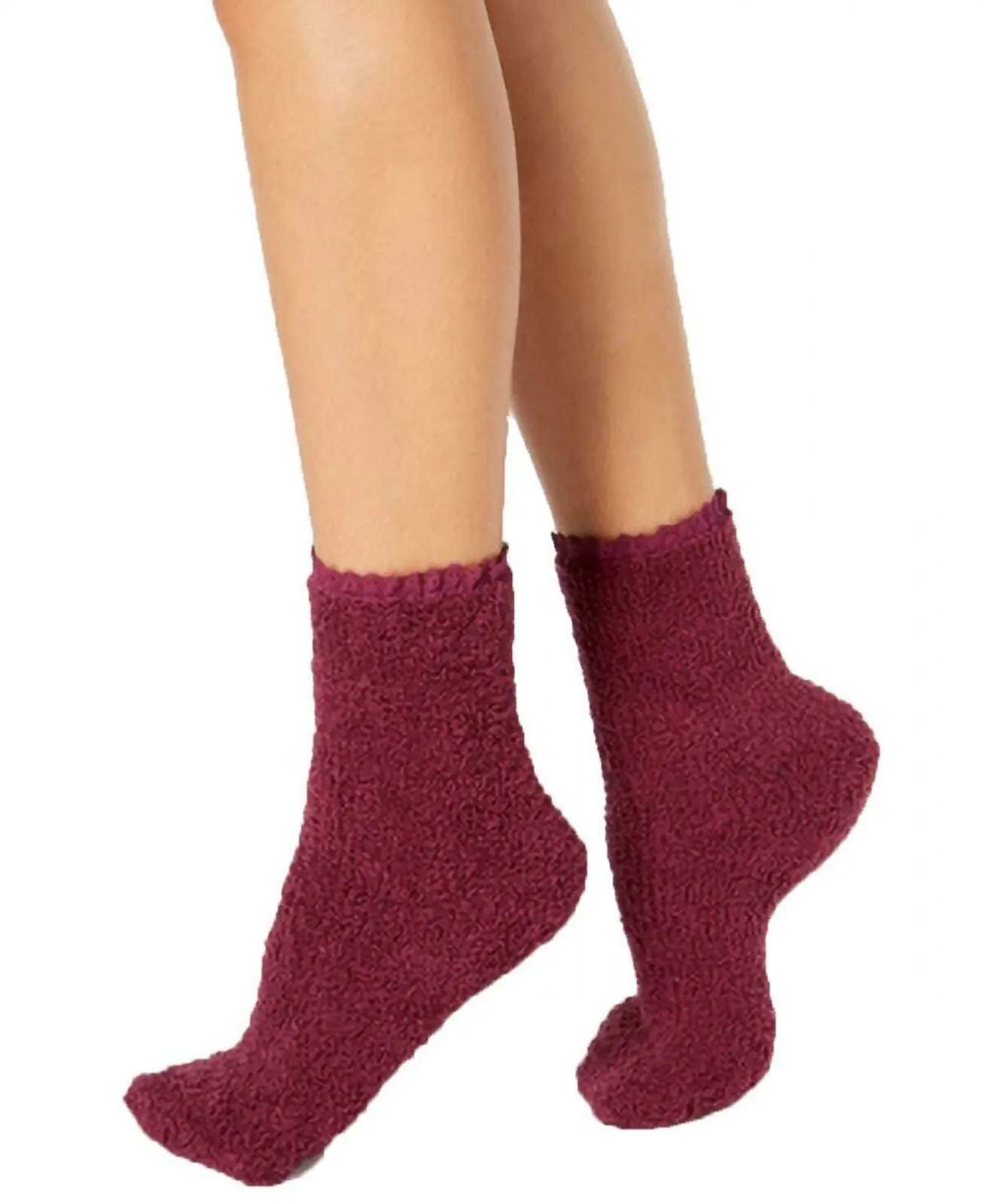Charter Club Women's Lace Trim Supersoft Socks