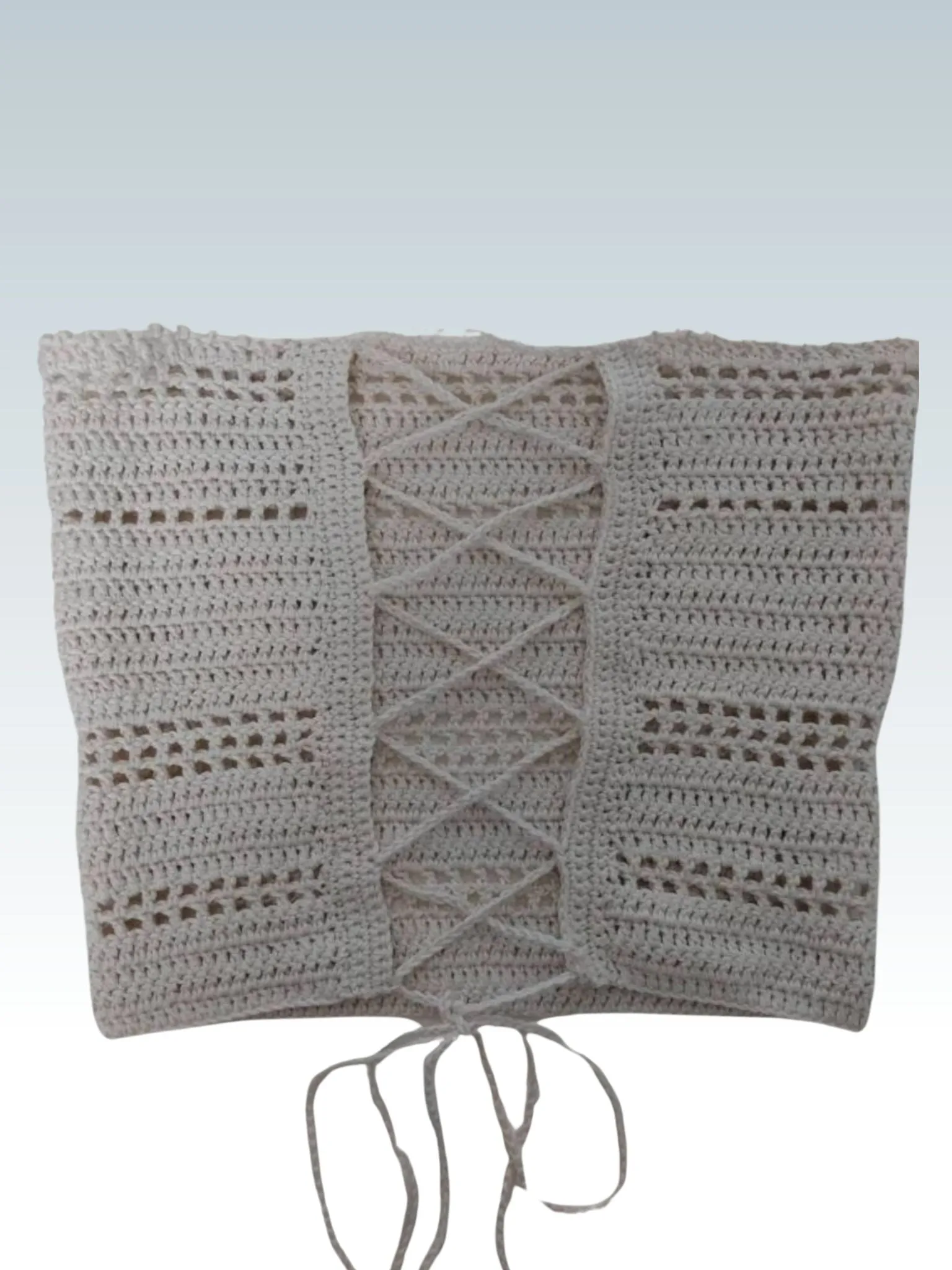 Chic Ivory Strapless Halter/Tube Top